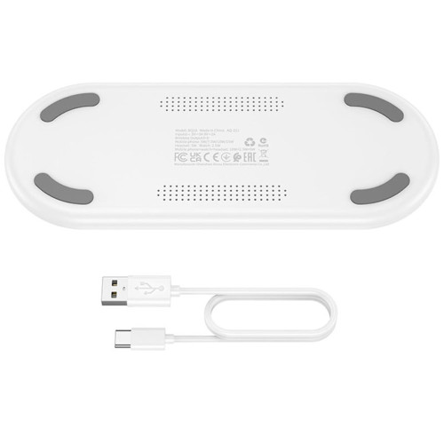 Бездротовий зарядний пристрій Borofone BQ19 3в1 (15W) (White)
