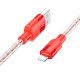Кабель Hoco X99 USB-A – Lightning (1 м · 12W · 2.4A) (Red)