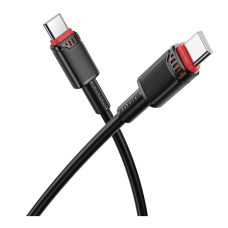 Кабель Borofone BX110 Type-C – Type-C (1 м · 60W · 3A) (Black)
