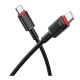 Кабель Borofone BX110 Type-C – Type-C (1 м · 60W · 3A) (Black)