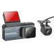Відеореєстратор Hoco DV12 2K із задньою камерою, Wi-Fi, GPS (Gray)