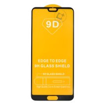Захисне скло в тех упаковці для Huawei P20 Pro (Full Glue) (0.3 мм, 2.5D) (Black)