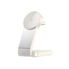 Бездротовий зарядний пристрій Hoco CQ3 3в1 (15W) (White)