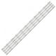 Пряма підсвітка для телевізора Elenberg 40″ 3BL-T8104102-003B (4 планки по 810 мм, 11 LED, лінза 16 мм, 3 В)