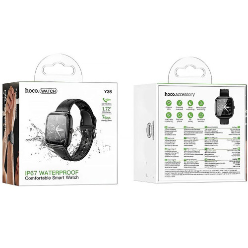 Смарт часы Hoco Y36 Smart black