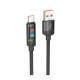 Кабель Hoco U126 USB-A – Type-C (1.2 м · 27W · 2.4A) (Black)