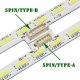 Боковая подсветка для телевизора Sharp 55″ HRN55 Rev1.5 (A+B, 2 планки по 596 мм, 64 LED 6,5x2 мм, 6 В)