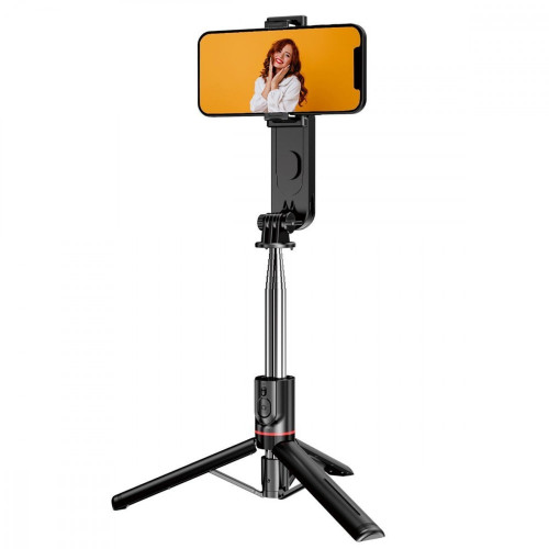 Селфі-палка з триногою Proove Selfie Lume 1,11 м (Black)
