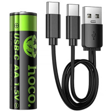 Акумуляторна батарейка Hoco JA3 AA USB-C (2шт)