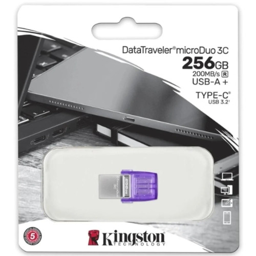 Флешка Kingston DT microDuo 3C 256GB USB 3.2 Type-C