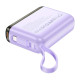 Повербанк Hoco J139 Hero PD20W+22.5W с кабелем Type-C (10000 mAh) (Purple)