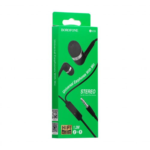 Наушники Borofone BM39 3.5 мм (Black)