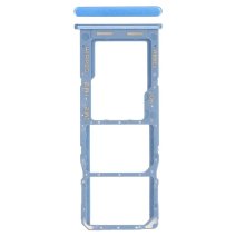 Держатель SIM-карты и карты памяти для Samsung M225 Galaxy M22 (2021) (версия на 2×SIM) (Blue)