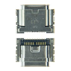 Разъем зарядки для LG VS998 G6 24 pin (6 креплений) (контакты посередине) (Type-C) (Original)