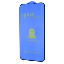 Захисне скло 4S ESD Antistatic для Apple iPhone 13 mini (Full Glue) (Black)