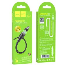Кабель Hoco X52 Sereno Magnetic USB-A – Micro-USB (1 м · 12W · 2.4A) (Black)