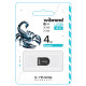 Флешка Wibrand Scorpio 4GB USB 2.0 (Black)