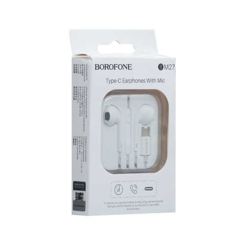 Наушники Borofone BM27 Type-C (White)