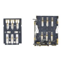 Роз'єм SIM-карти для Samsung S931 Galaxy S25 6 pin (8 кріплень) (One SIM)