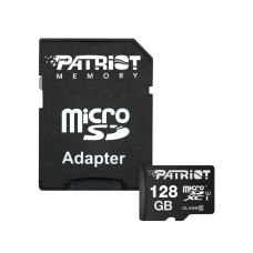 Карта памяти Patriot EP Series microSDXC 128GB Class 10 UHS-I U3 + адаптер SD
