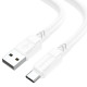 Кабель Borofone BX81 USB-A – Type-C (1 м · 15W · 3A) (White)