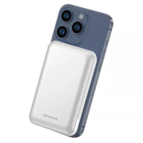 Повербанк Proove Vibe Energy Plus Magnetic 22.5W (10000 mAh) (Silver)