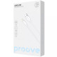 Кабель Proove GridLine USB-A – Lightning (1 м · 12W · 2.4A) (White)