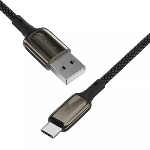 Кабель Proove Dense Metal USB-A – Type-C (1 м · 12W · 2.4A) (Black)
