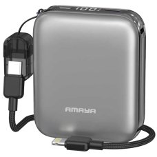 Повербанк Amaya F001C 20W (10000 mAh) (Gray)