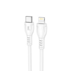 Кабель Wibrand Boa Type-C – Lightning (1 м · 18W · 2.4A) (White)