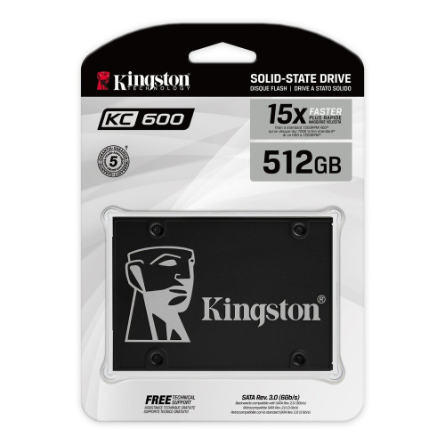 SSD-накопичувач Kingston KC600 512GB 2.5 SATA III