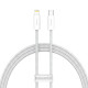 Кабель Baseus Dynamic Series Type-C – Lightning (1 м · 20W · 2.4A) (CALD000002) (White)
