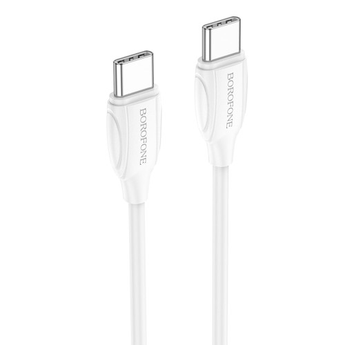 Кабель Borofone BX19 Type-C – Type-C (1 м · 60W · 3A) (White)