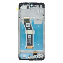 Дисплей для Motorola XT2421 Moto E14 з тачскріном в рамці (Black) (Original)