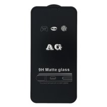 Защитное стекло Matte для Apple iPhone 11 (Full Glue) (0.3 мм, 2.5D) (Black)
