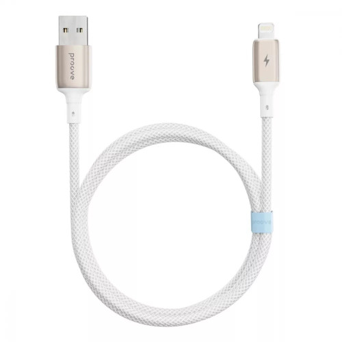 Кабель Proove Dense Metal USB-A – Lightning (1 м · 12W · 2.4A) (White)