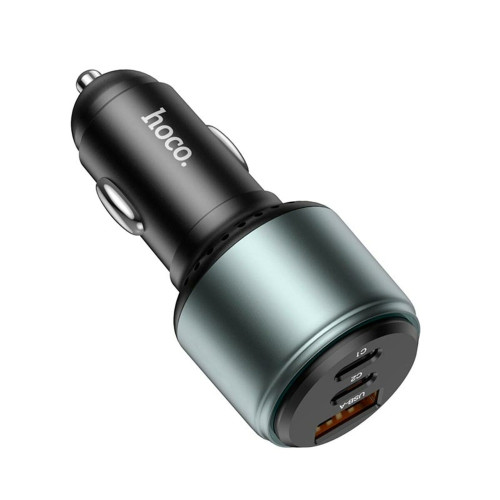 Автомобильное зарядное устройство Hoco NZ9 Galloper 2xUSB-C+USB-A (95W · 3A) (Black)