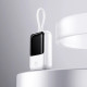 Повербанк Hoco Q33 22.5W+PD20W з кабелем Type-C (10000 mAh) (White)