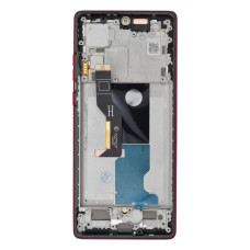 Дисплей для Motorola XT2429 Moto Edge 50 Fusion з тачскріном в рамці (Pink) (Original PRC)