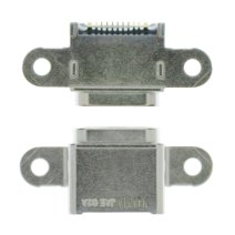 Роз'єм зарядки для Samsung G935 Galaxy S7 Edge 11 pin (4 кріплень) (контакти знизу) (Micro USB) без шлейфа (Original)