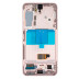 Дисплей для Samsung S901 Galaxy S22 з тачскріном в рамці (Pink) (Original)