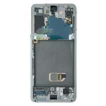 Дисплей для Samsung G991 Galaxy S21 з тачскріном в рамці (White) (Original)