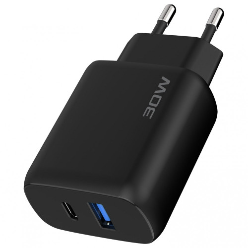 Сетевое зарядное устройство Proove Silicone Power 2 USB-C (30W) с кабелем Type-C – Type-C (White)