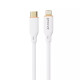 Кабель Proove Jelly Silicone Type-C – Lightning (1 м · 27W · 3A) (White)