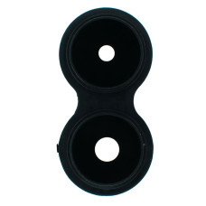 Скло камери для Realme C33 в рамці (Black) (Original)