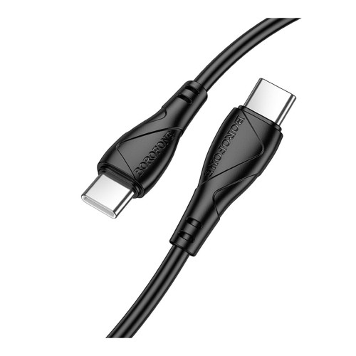 Кабель Borofone BX121 Type-C – Type-C (1 м · 60W · 3A) (Black)