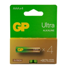 Батарейка GP Ultra Plus Alkaline LR3 AAA (4шт)