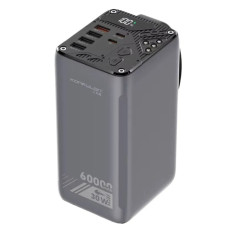 Повербанк Konfulon A47Q 30W (60000 mAh) (Gray)