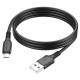 Кабель Borofone BX80 USB-A – Micro-USB (1 м · 12W · 2.4A) (Black)