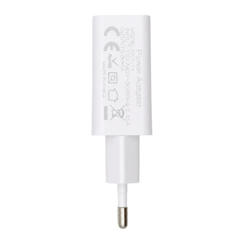 Сетевое зарядное устройство CT-11 USB-A (5W · 1A) (тех пак) (White)